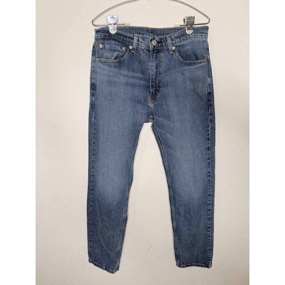 Levi's 505 Denim Jeans Men's 32x32 Blue Mid Rise Med Wash‎